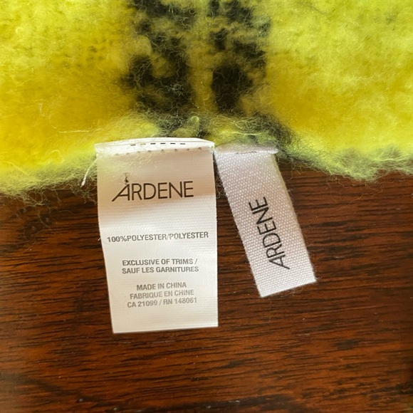 Ardene yellow /Green and black scarf - Picture 2 of 2